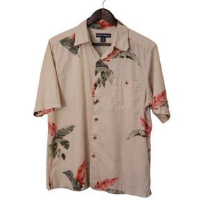 West Marine Men's Limited Edition Button Down Short Sleeve Tropical Shirt M